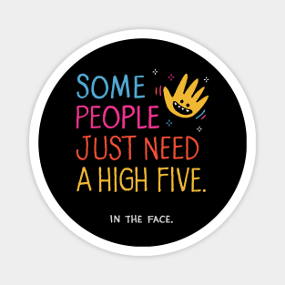 A high five Magnet